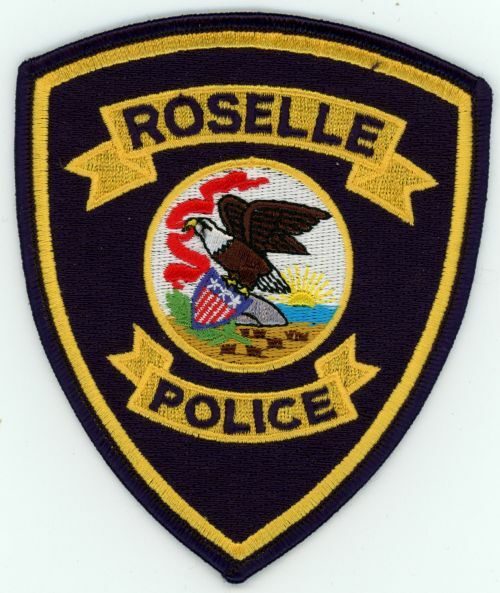 ILLINOIS IL ROSELLE POLICE NICE PATCH SHERIFF 2 OF 2