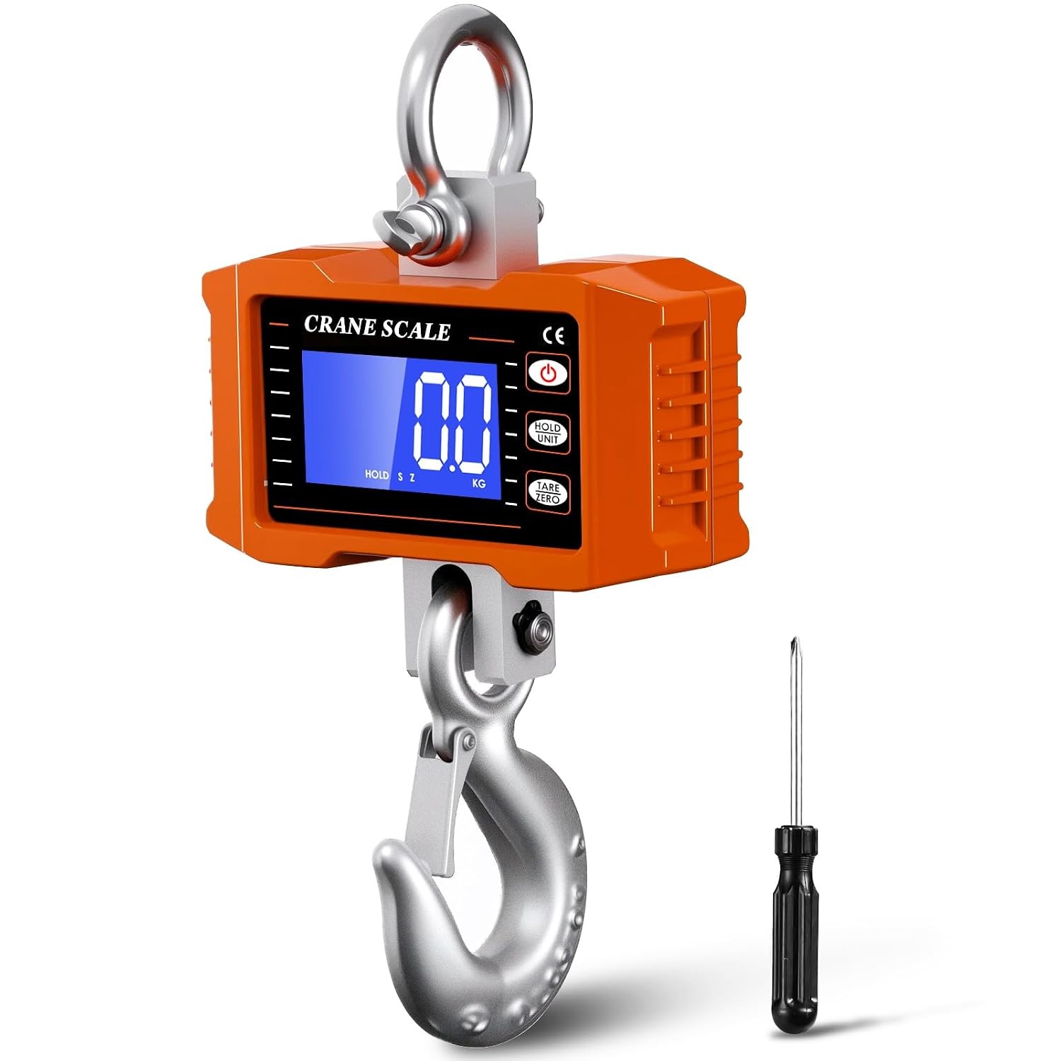 Digital 2200lb 1000Kg Digital Hanging Scale LCD Screen Crane Scale 2200lb