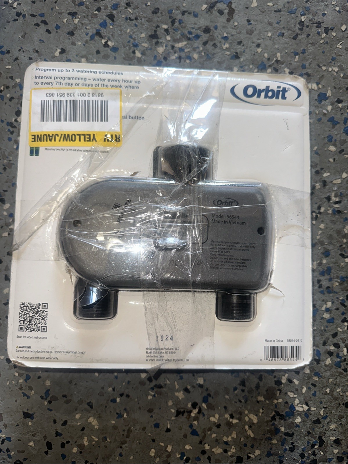 Orbit 56544 2-Outlet Programmable Hose Watering Timer Sprinkler Timer