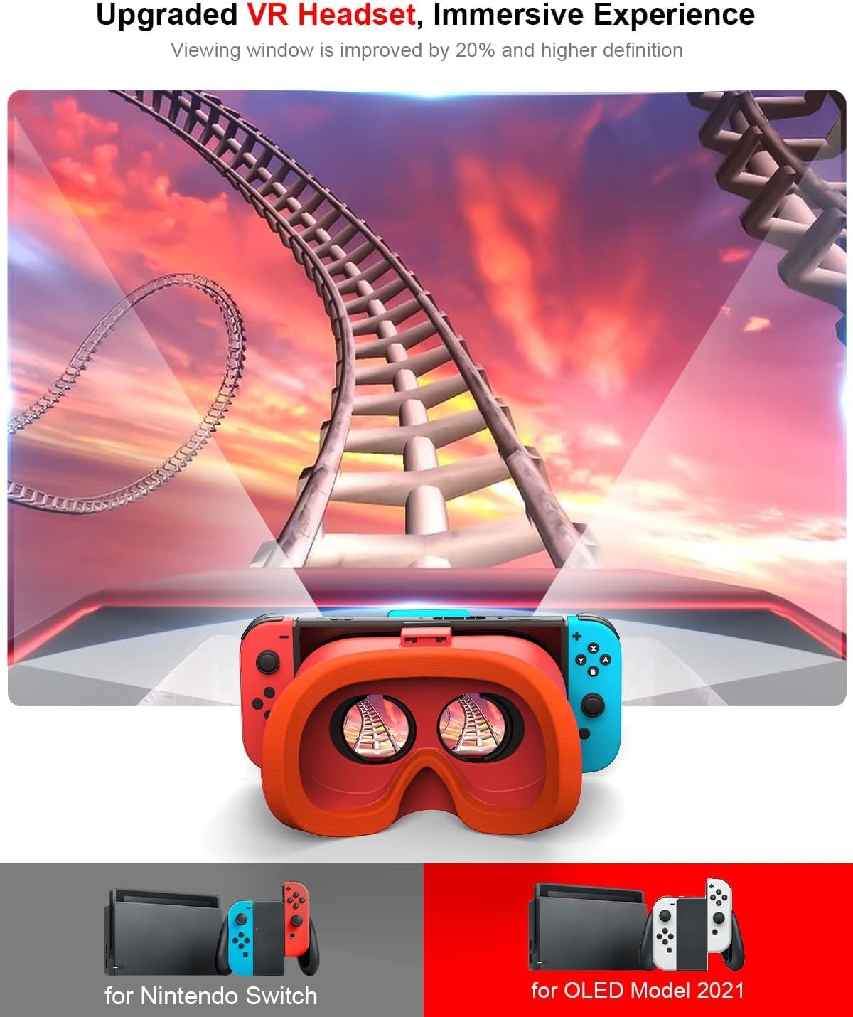 VR Headset Labo VR Kit 3D Goggles For Nintendo Switch OLED Gaming Accessory