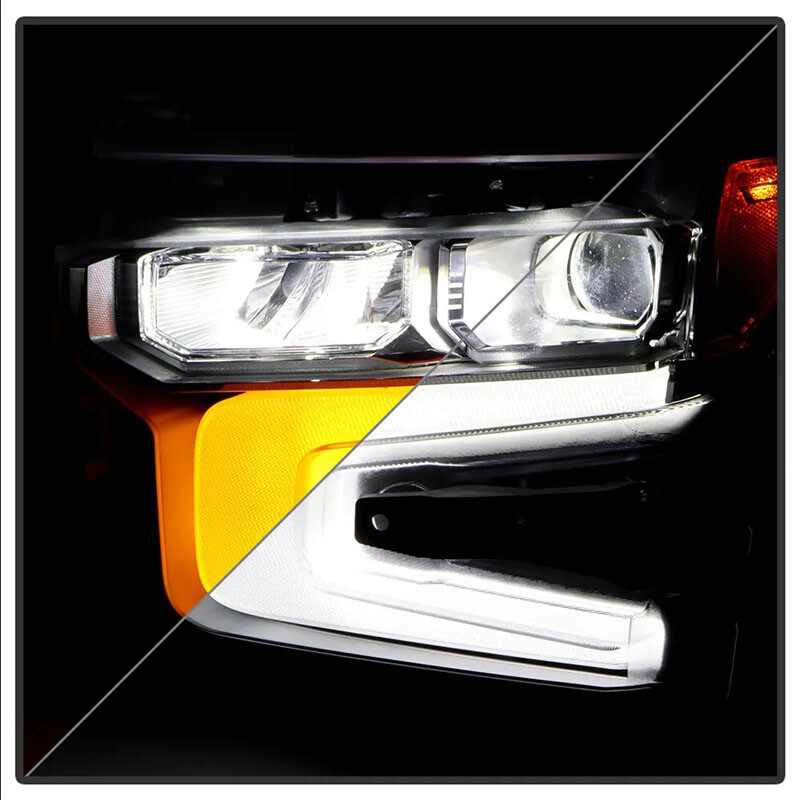 For 2022-2025 Chevy Silverado 1500 LT RST Chrome Full LED Headlight Passenger RH