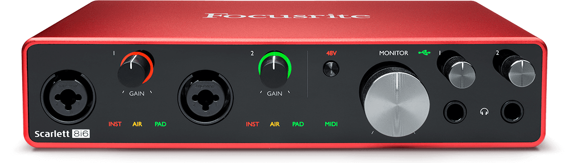 Focusrite Scarlett 8i6 8x6 USB Audio Interface 3rd Gen Pre amp //ARMENS//