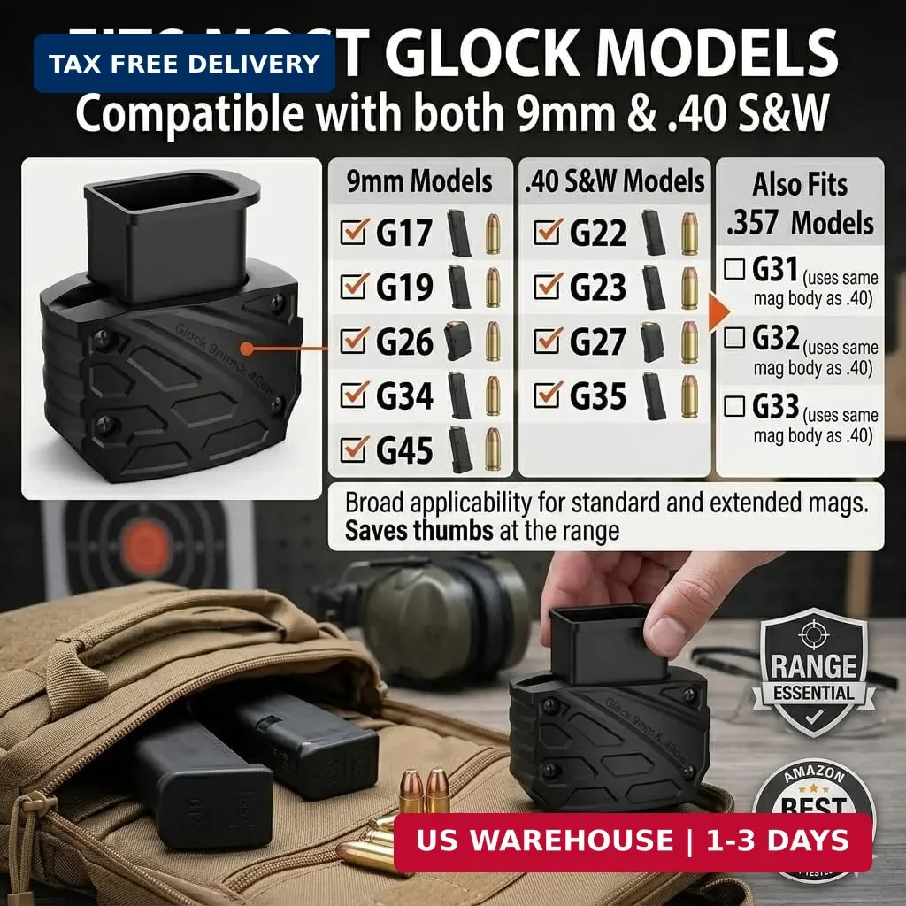 Magazine Speed Loader for 9mm to .45ACP