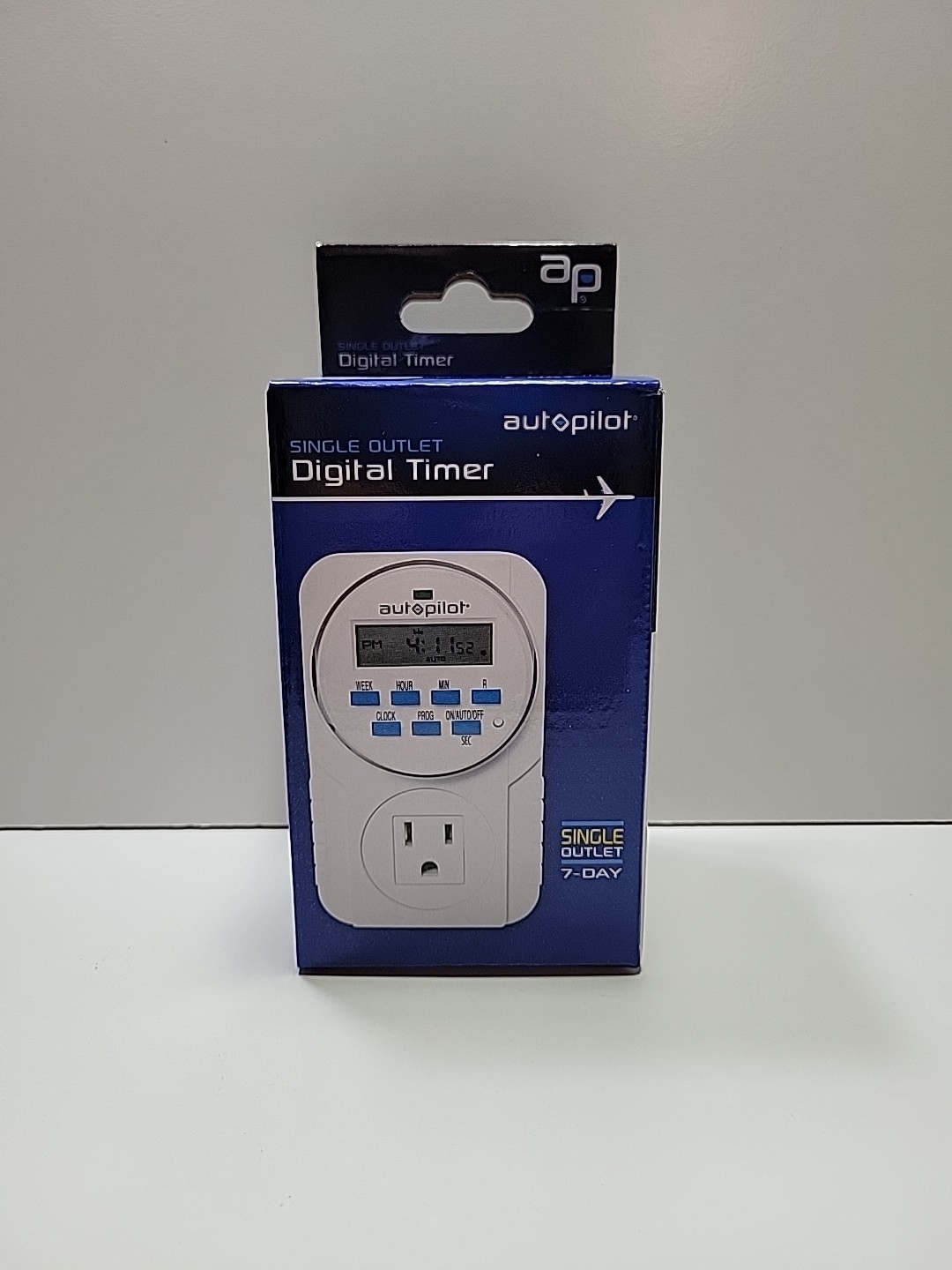 Autopilot 7-Day Single Outlet Digital Programmable Timer TM01715 1725W 15A NEW