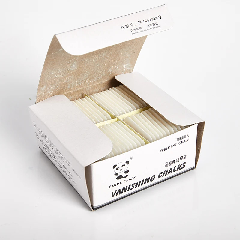 50Pcs Box Invisible Tailor Chalk Panda Garment Sewing Marking Tool