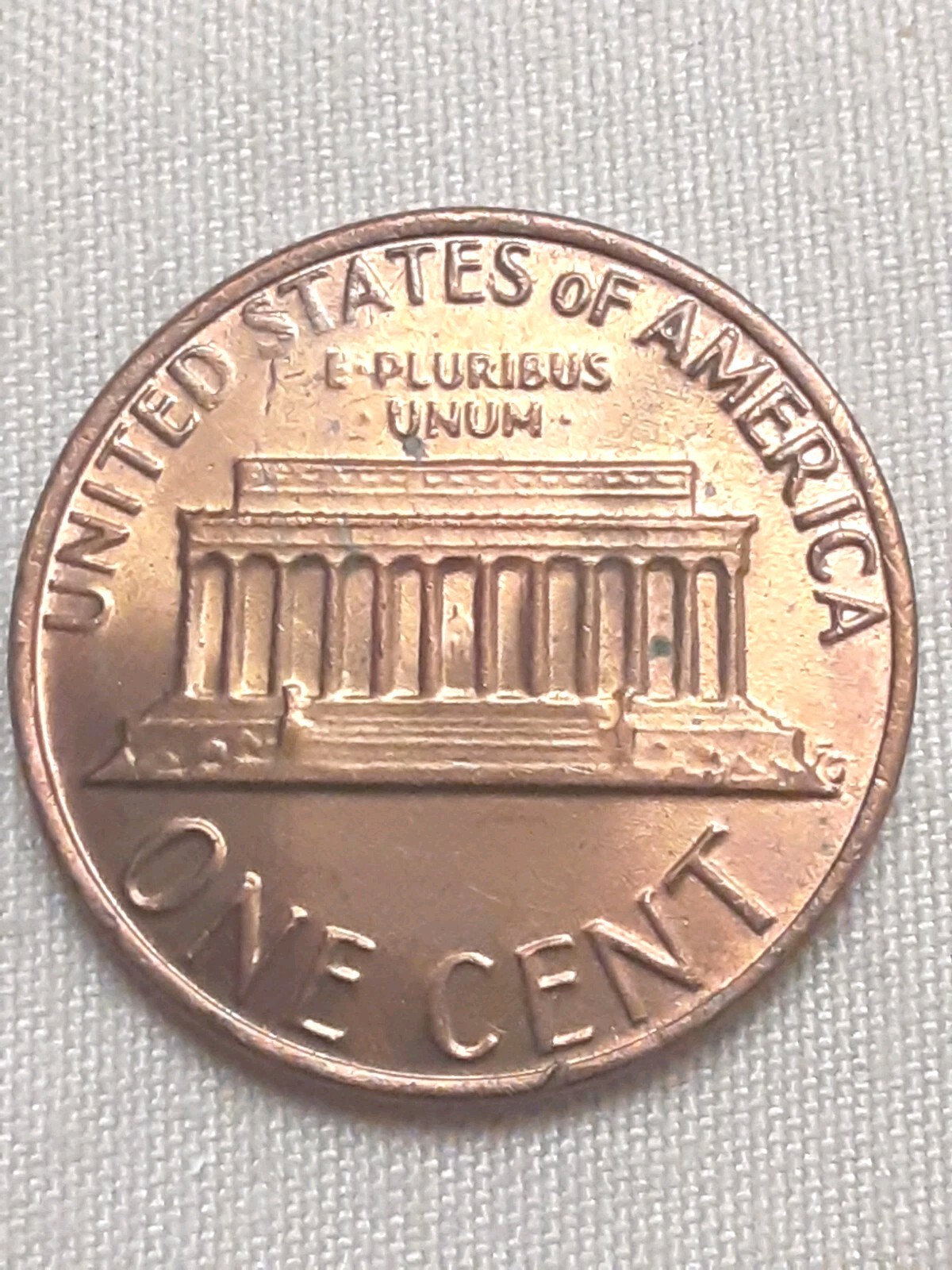 1982 Lincoln Cent Large Date DDO Off Centered Strike BU Red Error Coin