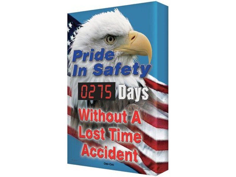 Accuform SCK109 Safety Record Signs, 29 X 20in, Al, English Language