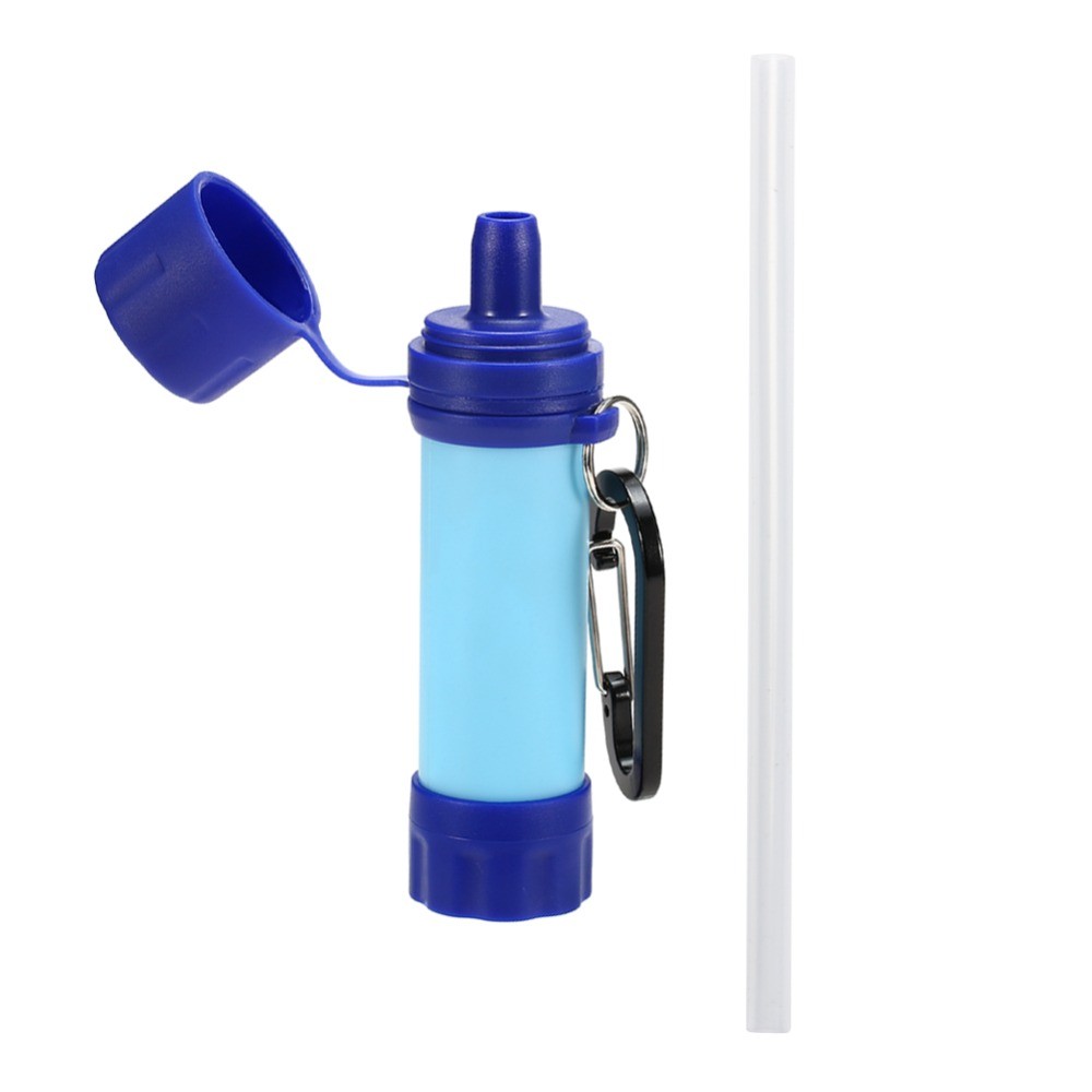 Camping Water Purifier Emergency Filter Survival Straw Outdoor Drinking Tool