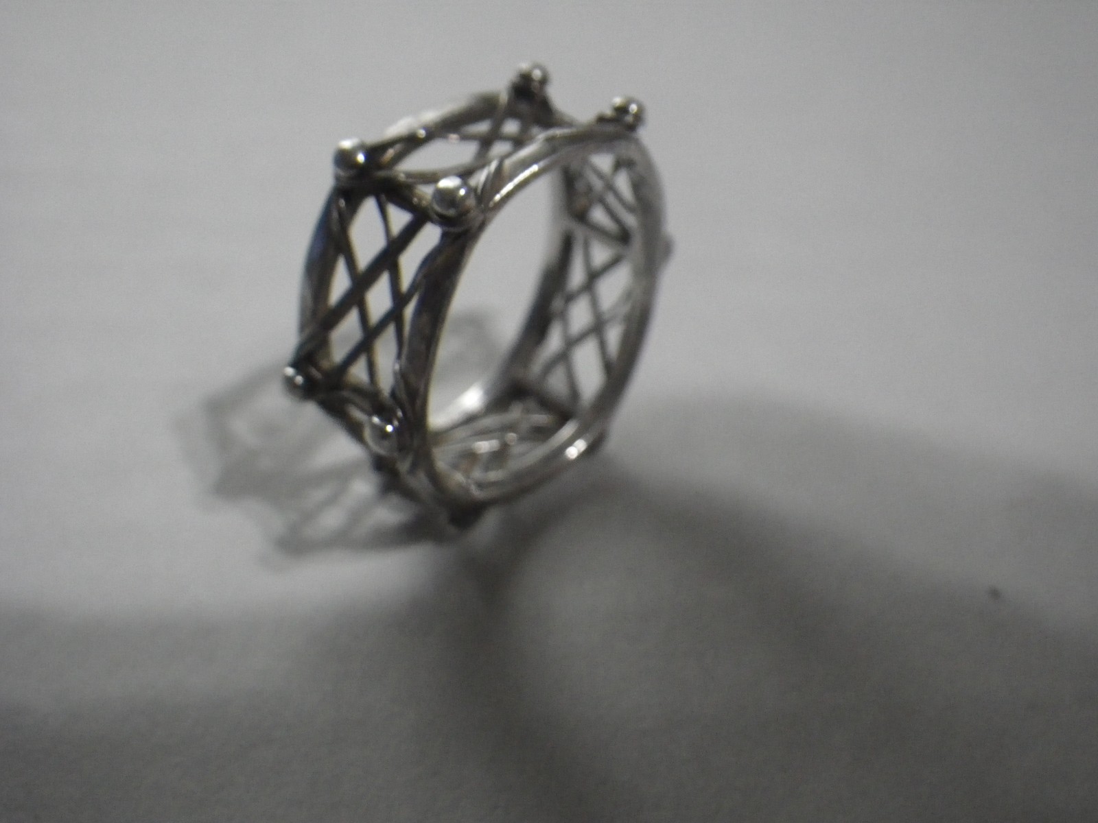 Hand Made Sterling Silver Ring SIZE 8