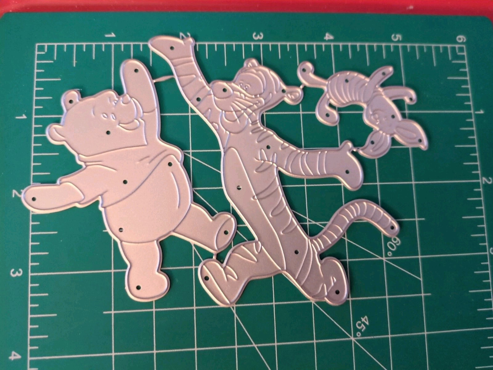 Metal Die Cut 4 Sizzix Winnie Pooh Disney Tigger Piglet Baby Shower Birthday