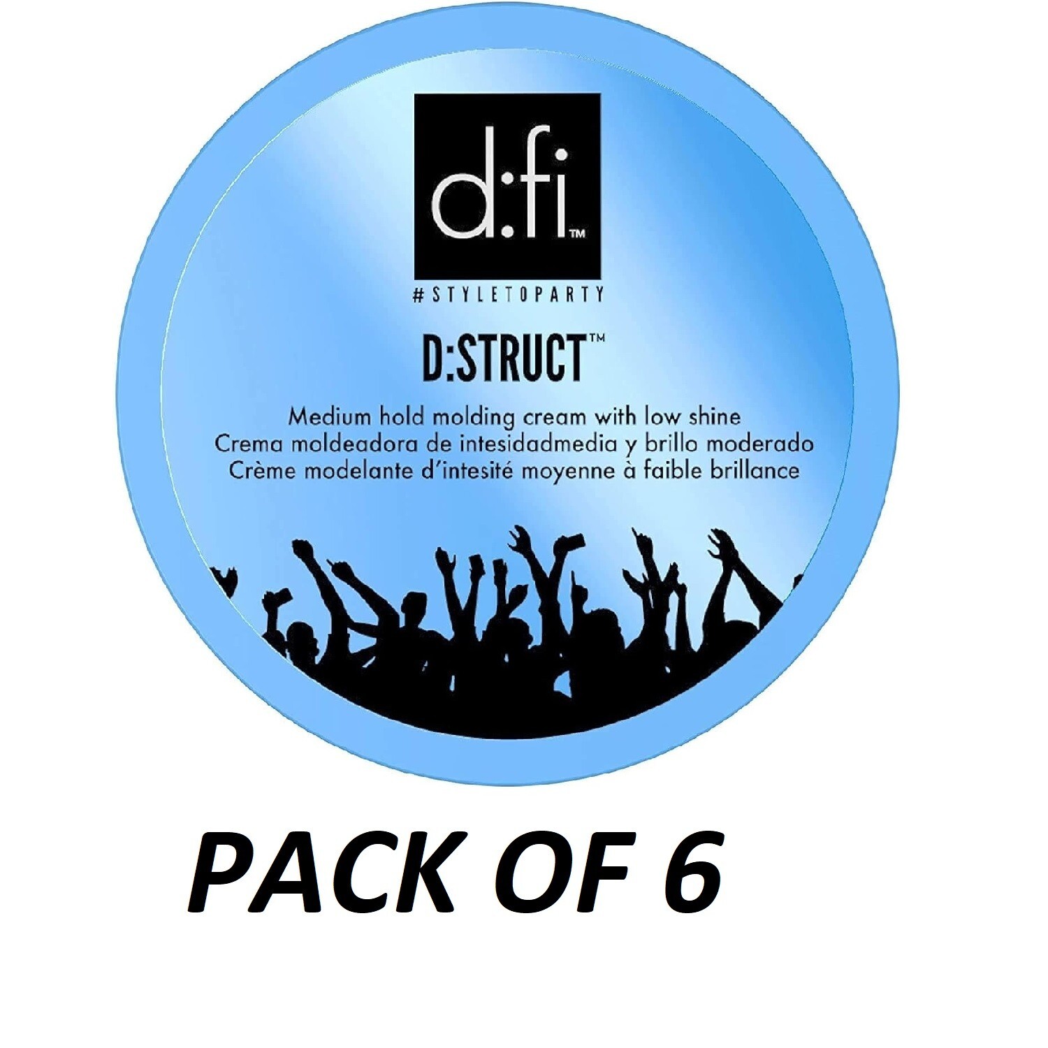 D:Fi D:Struct - Pliable Molding Creme  2.65 Oz - PACK OF 6