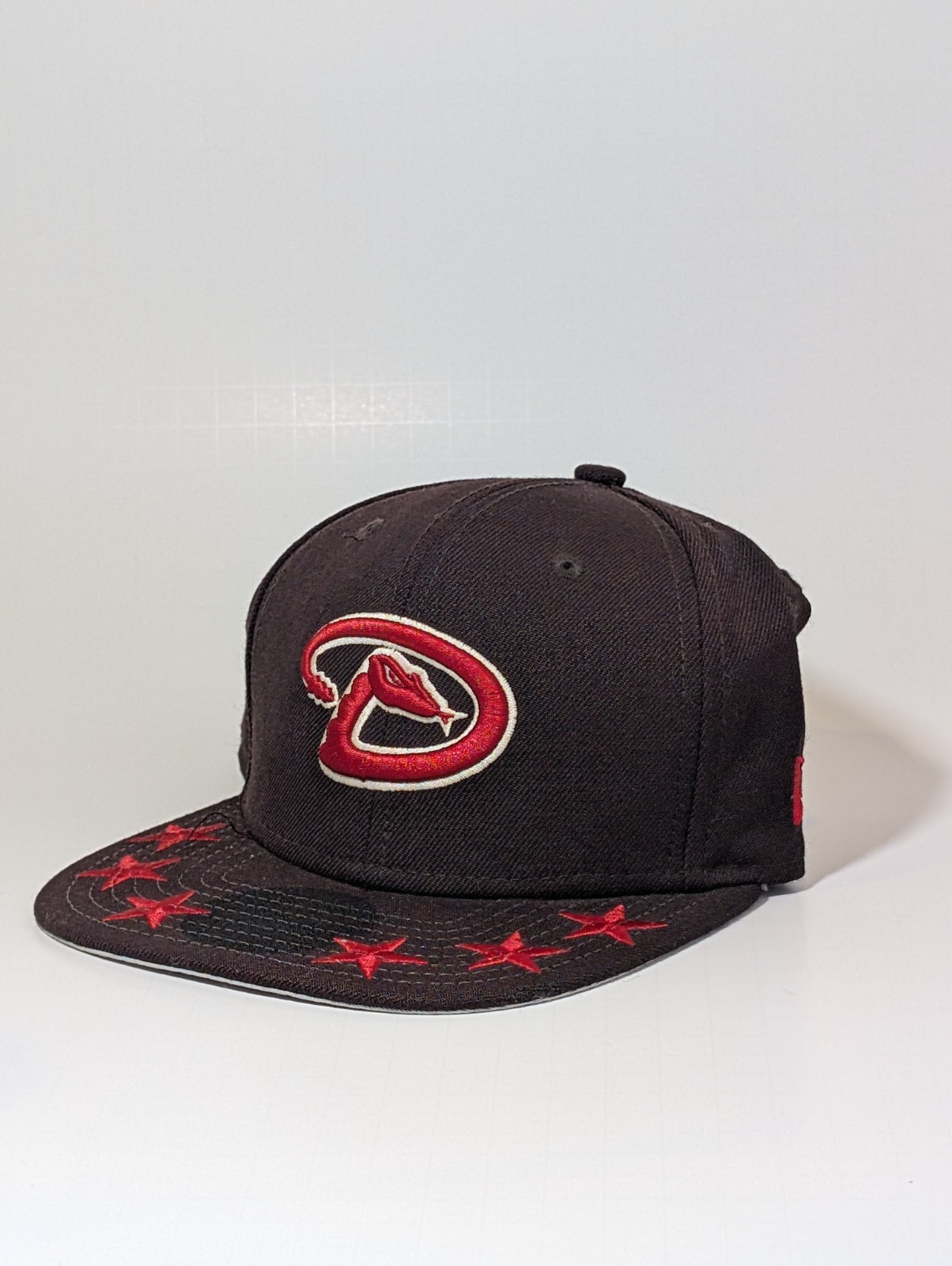 Arizona Diamondbacks Black Red Baseball Cap with Red Stars