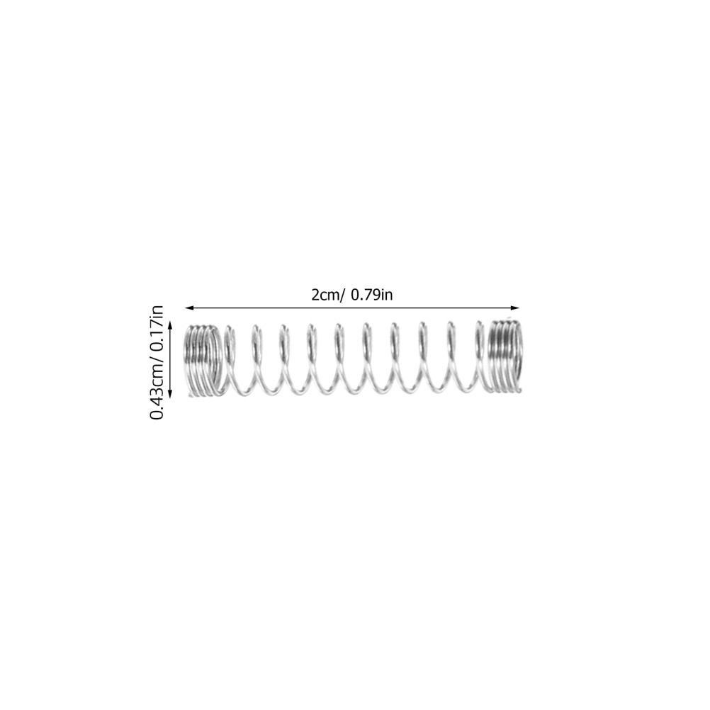 50 Pcs Small Compression Springs Metal Ball Point Pen for Refill
