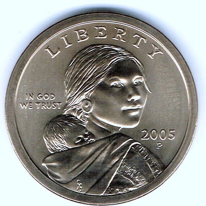 2005-P $1 Brilliant Uncirculated Sacajawea Dollar Coin!