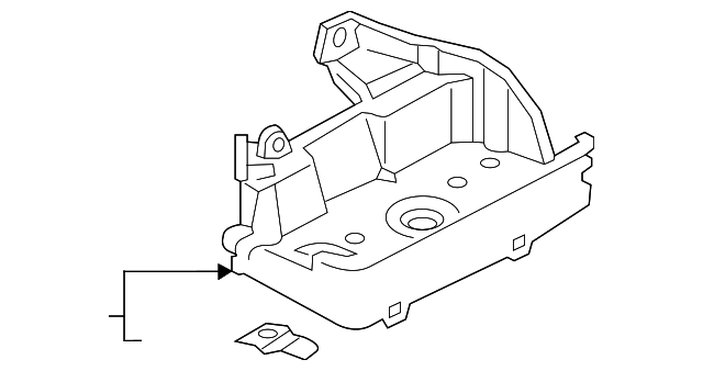 Genuine Ford Battery Tray JL3Z10732B