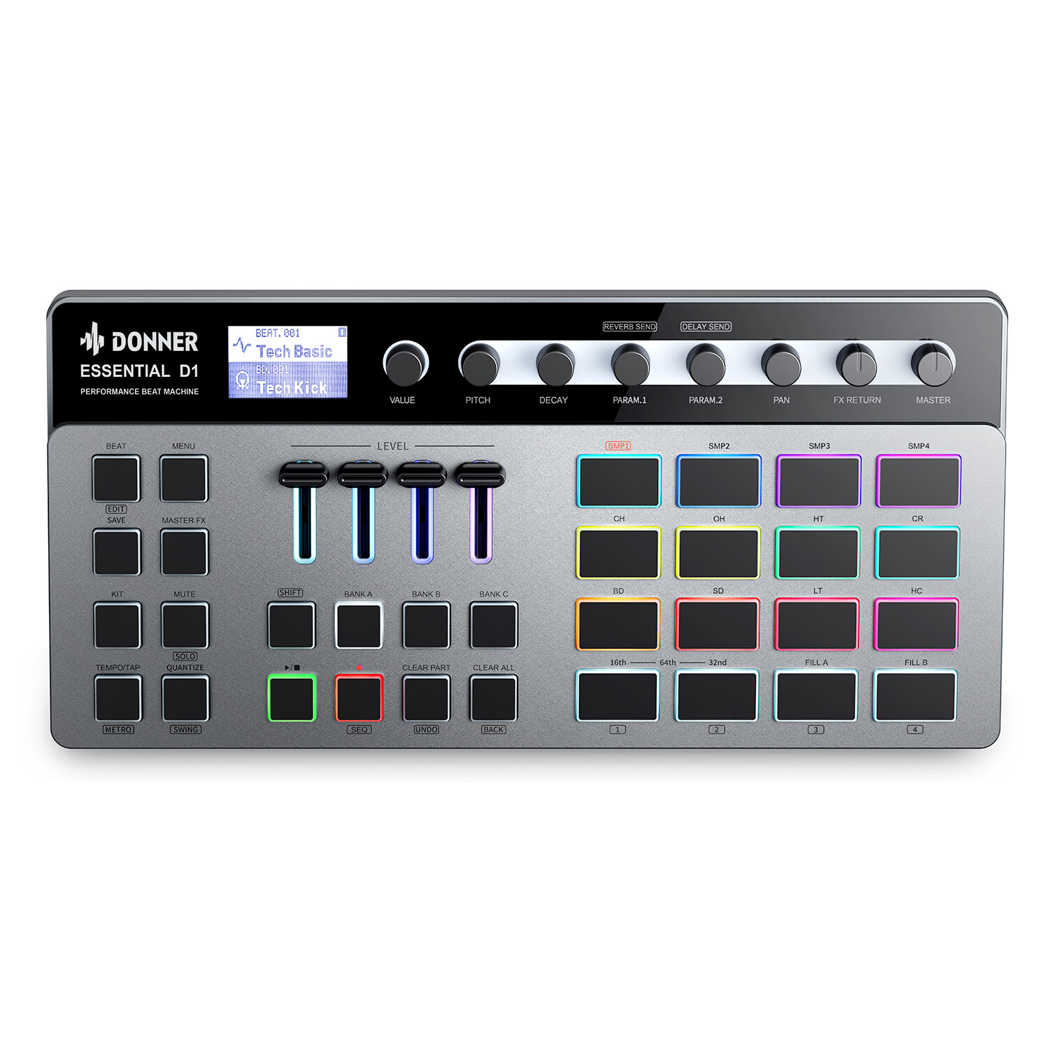 Donner D1 Drum Machine Step Sequencer