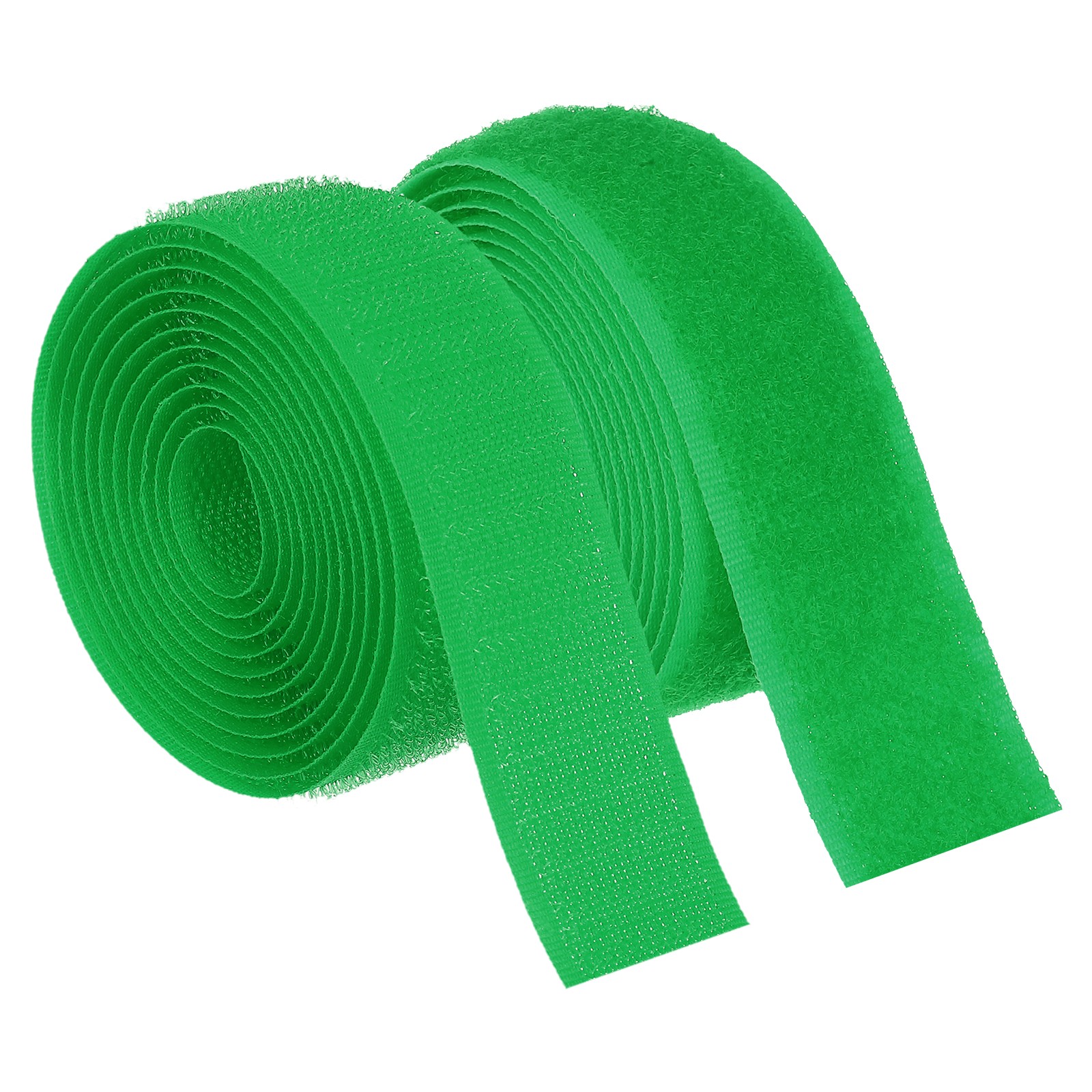 1.5 Yard 1 Inch(25mm) Width Sew on Hook and Loop Strip Non-Adhesive, Grass Green
