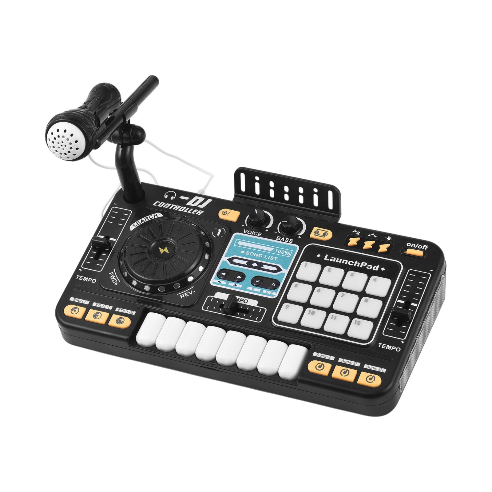 Musical DJ Set For Kids Turntable Multi Functional DJ Controller With Mic JQHY