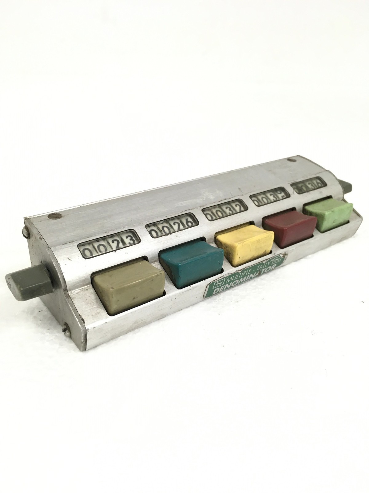 Multiple Tally Denominator 5-Button Mechanical Counter Unit, WORKING FREE SHIP