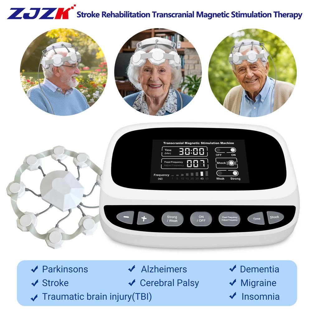 Transcranial Magnetic Brain Wellness Device Physical Therapy for Migraine Autism