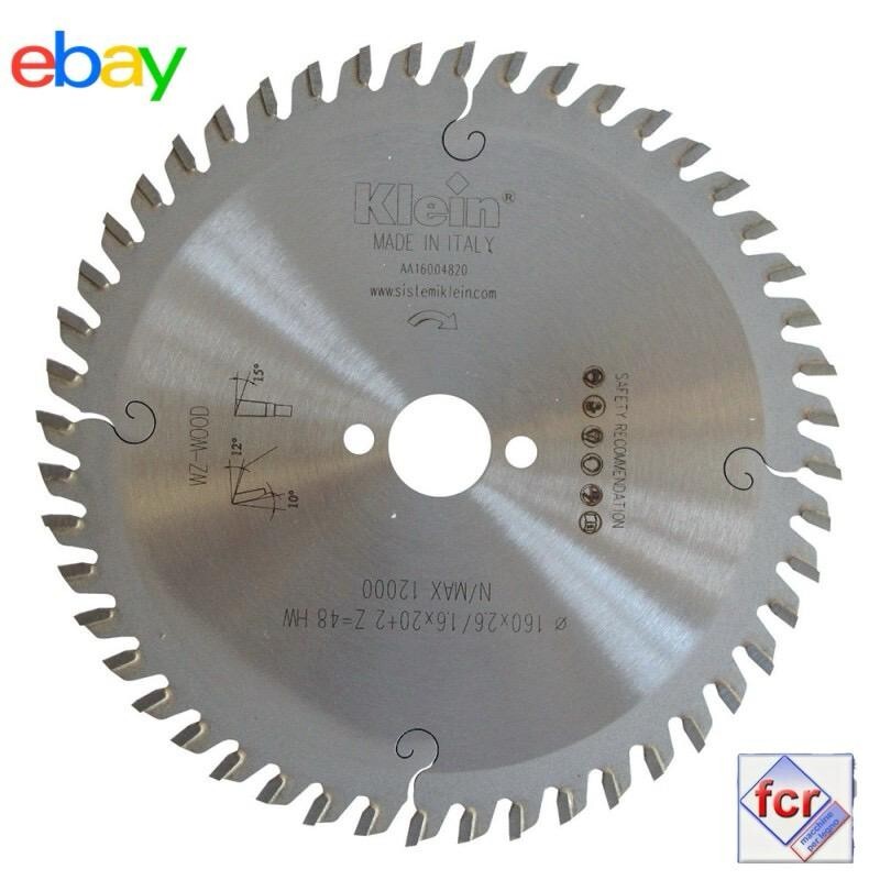 CIRCULAR BLADE SYSTEMS KLEIN DIAM. 190mm SP. 2.6mm HOLE 30mm Z40 ALTERNATING ...