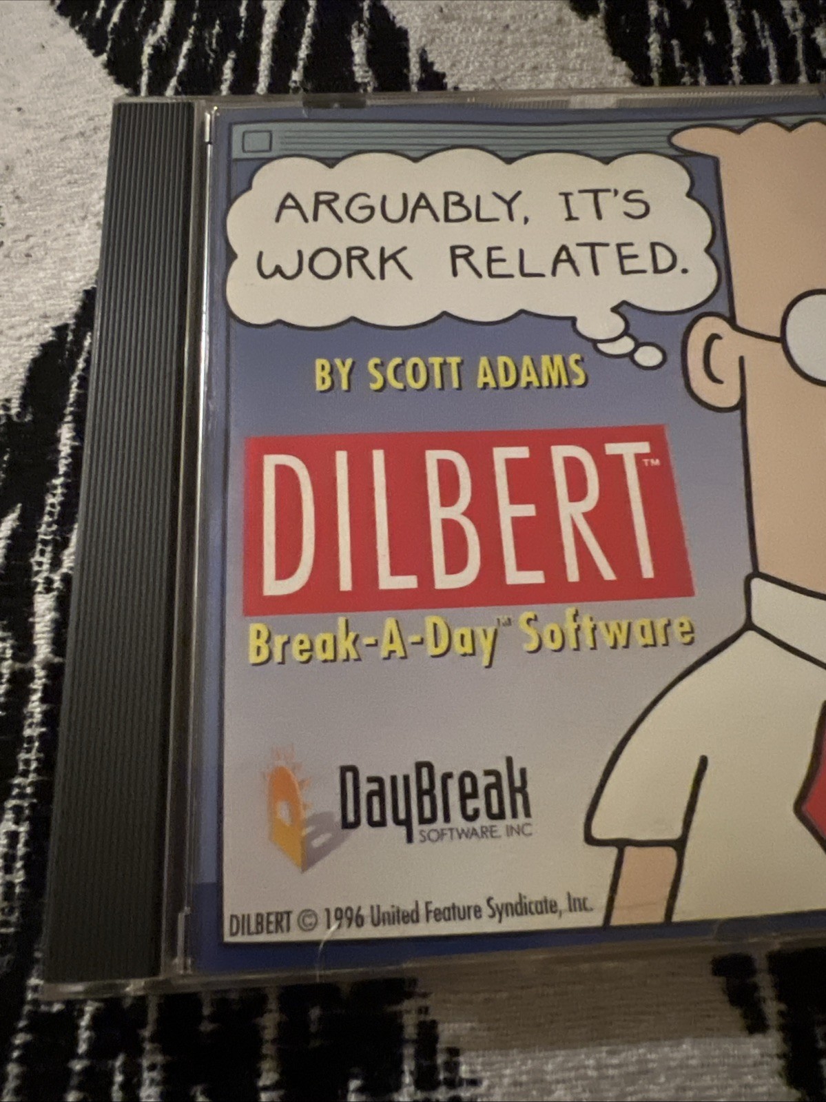 Dilbert Daybreak Break-A-Day Software By Scott Adams 1996 Cd Free Gift 🎁