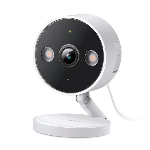 2K+ Indoor/Outdoor Wired Security Camera - 2024 PCMag 1-Pack White 2K 4MP