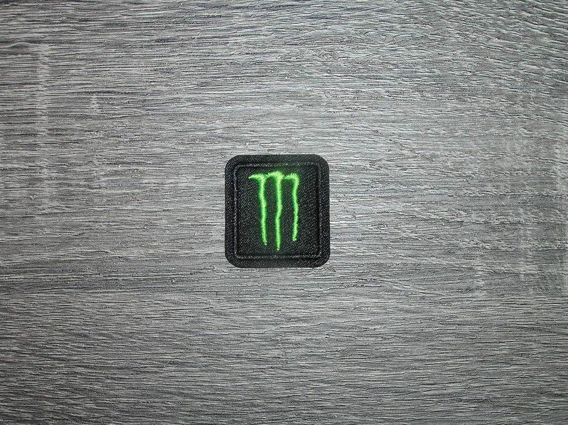 Monster Energy Drink Extreme Sports Embroidered Iron On Patch 1" x 1.25"