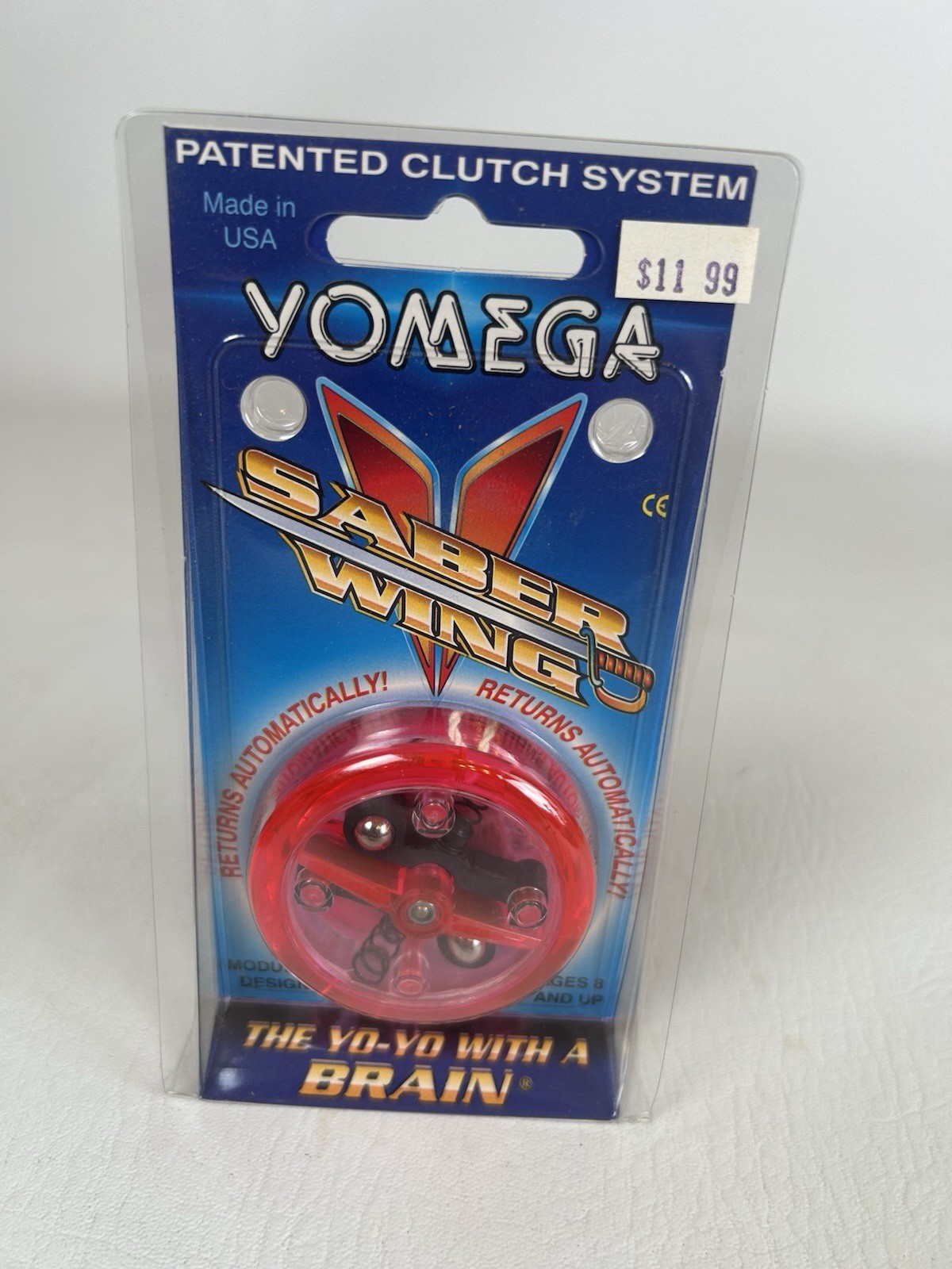 Vintage 1997 Yomega Saber Wing Fireball Yo-Yo Collectible Made In USA RED NEW