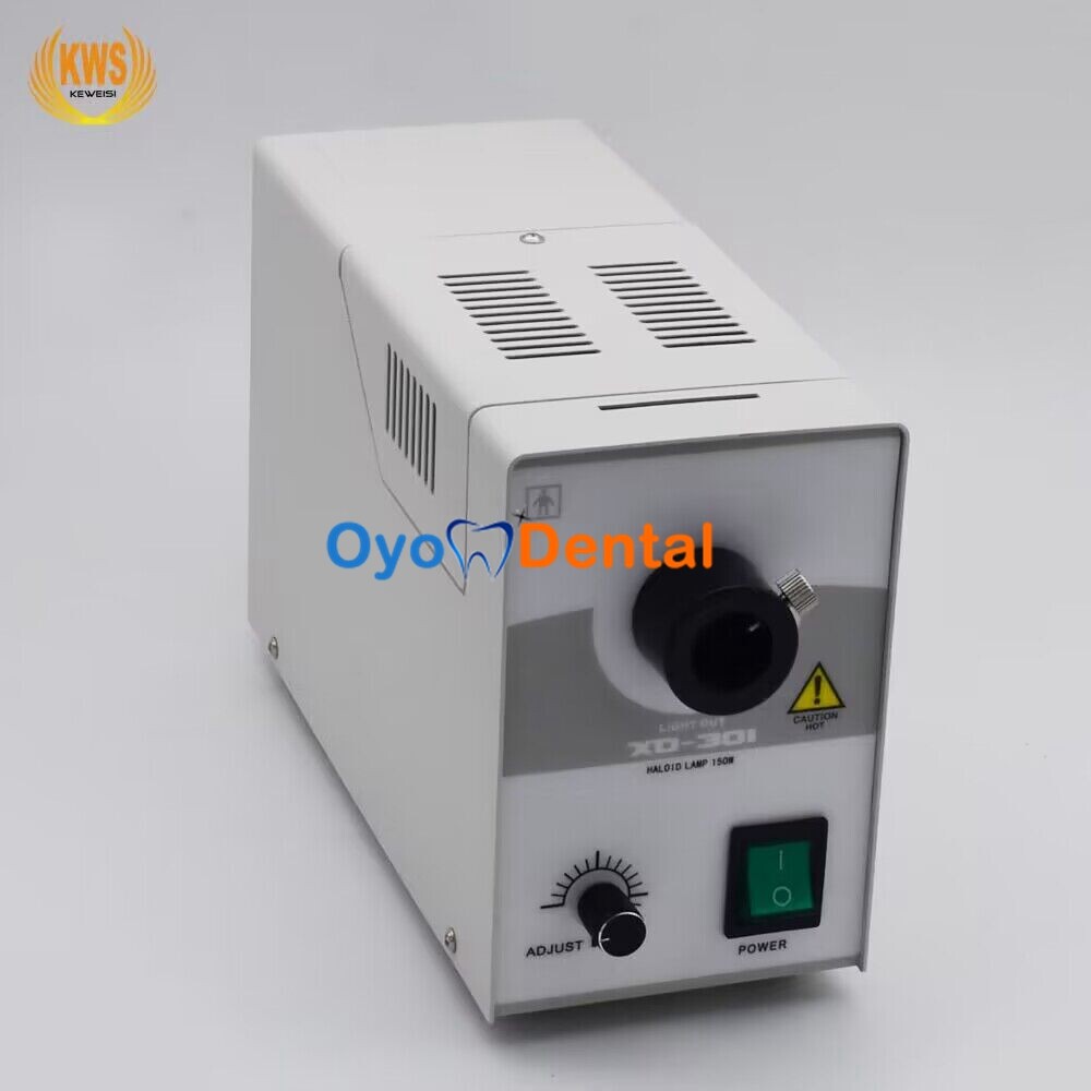 150W Fiber Optic Light Source Dental Halogen Light Source Intensity Adjustable
