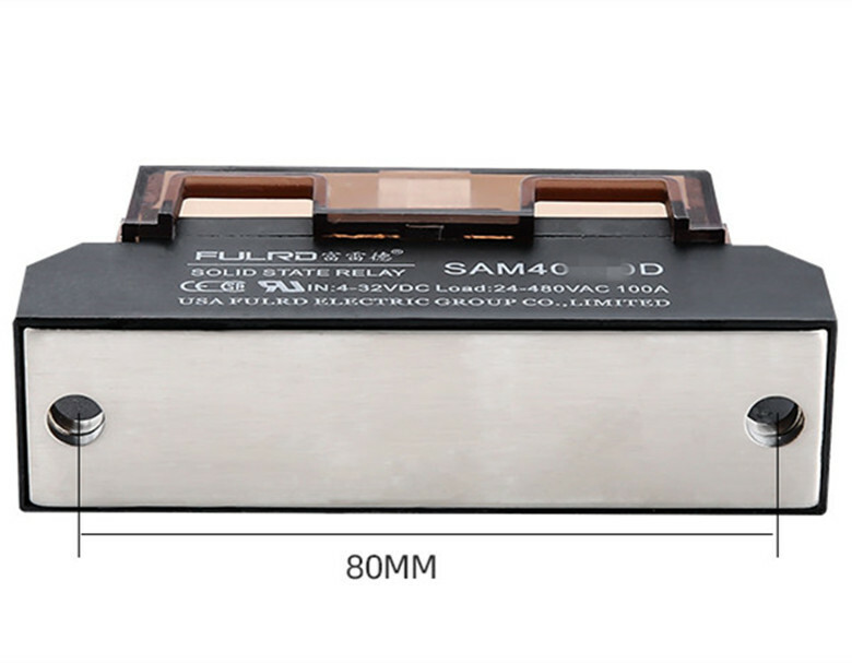 Industrial solid state relay SAM4060D 60A In=4-32VDC Load=24-480VAC