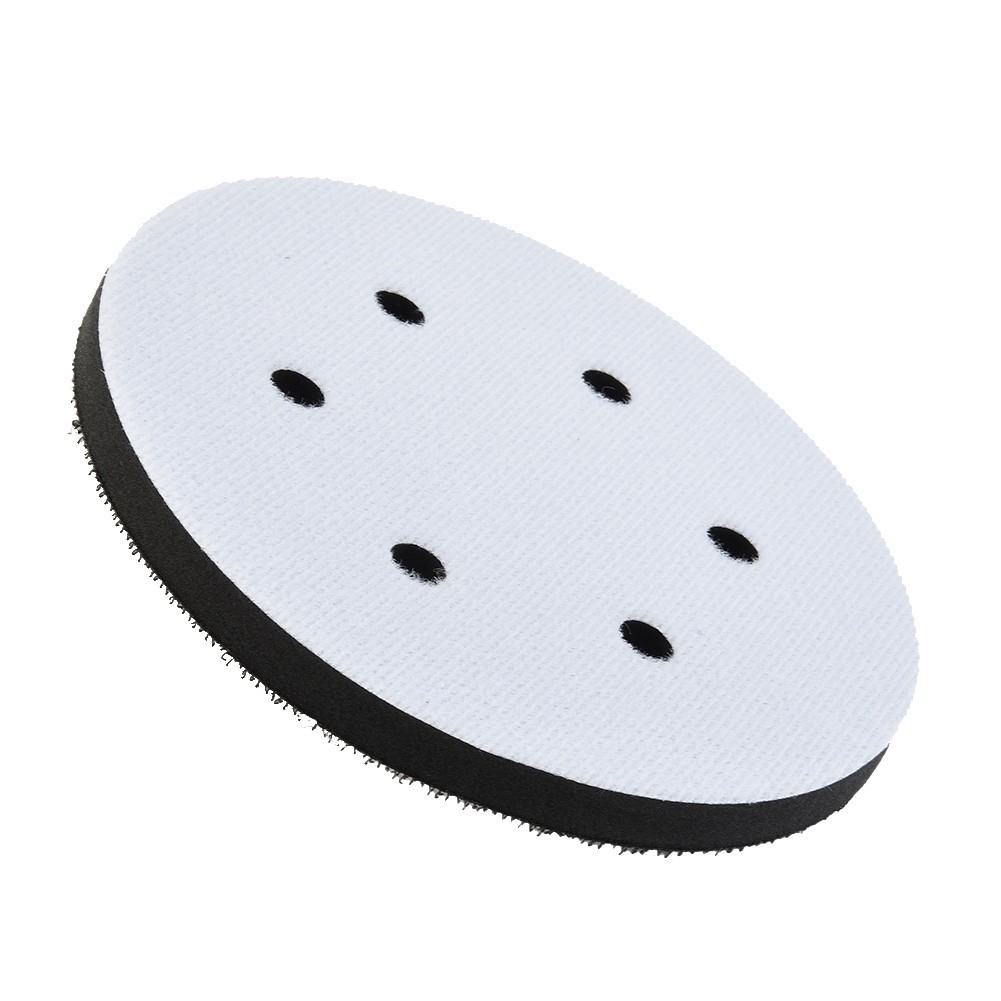 Interface Pad Soft Interface Pad 150mm 6 Hole Disc Pad Foam Disc Hook&Loop