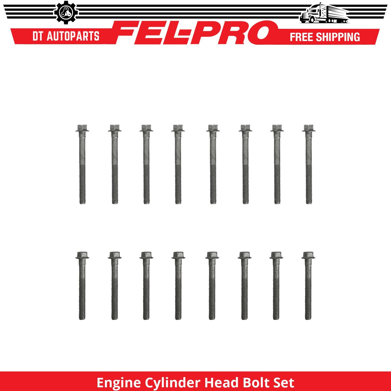 For 1987-1988 Cadillac Cimarron 2.8L V6 Engine Cylinder Head Bolt Set Fel-Pro