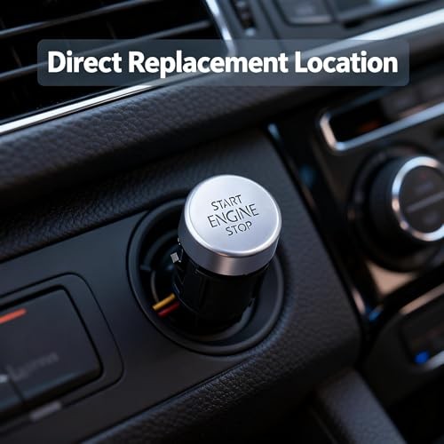 Engine Start Stop Button Switch 5N0959839 Compatible with VW Tiguan 2009–2018,