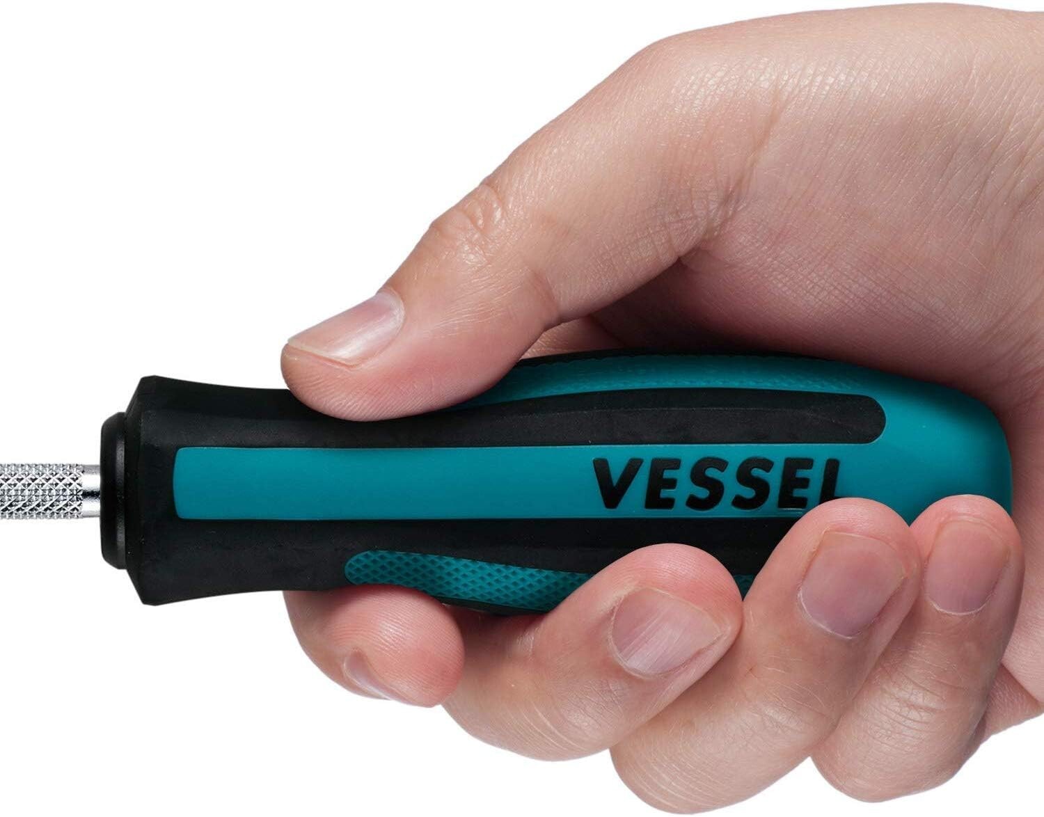 VESSEL MEGADORA Screwdriver Set 6pcs. 9006PB (Paper Box)