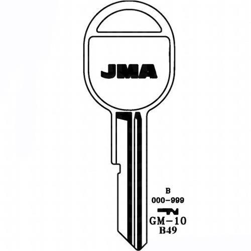 JMA B49 General Motors Blank Brass B-49 GM-10 Uncut Door Lock 25 Pack