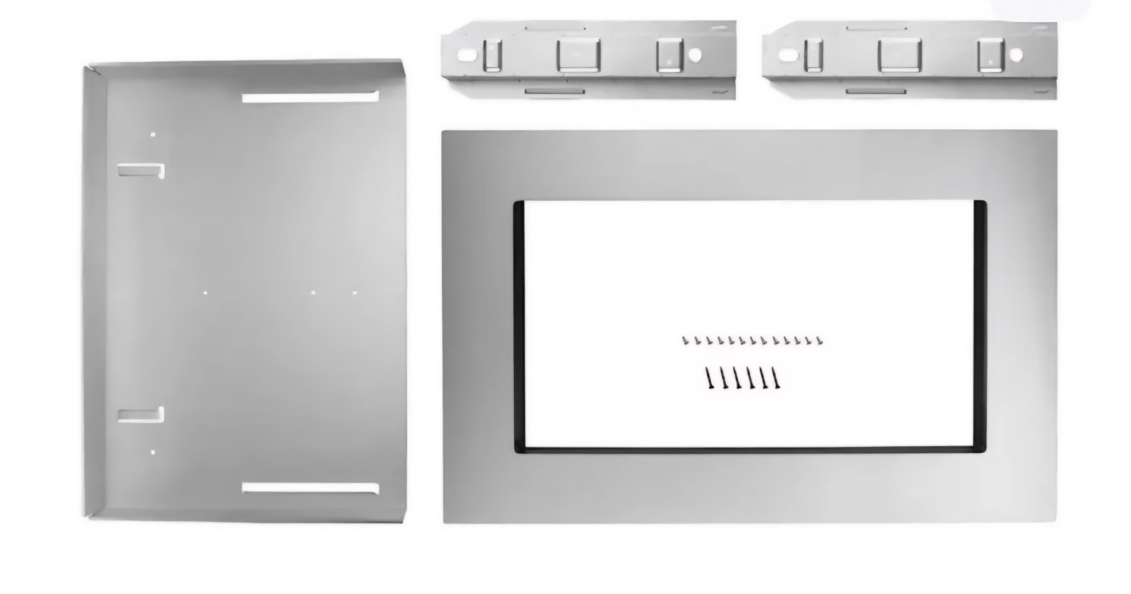 Whirlpool MK2160AZ 30-in Microwave Trim Kit, Stainless Steel Finish NEW IN BOX