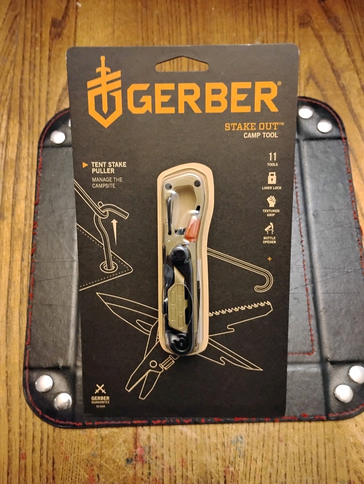Gerber Stake Out  Multi Tool 11  Tools In 1  2.5" Stainless Steel Blade 3.9O.Z.
