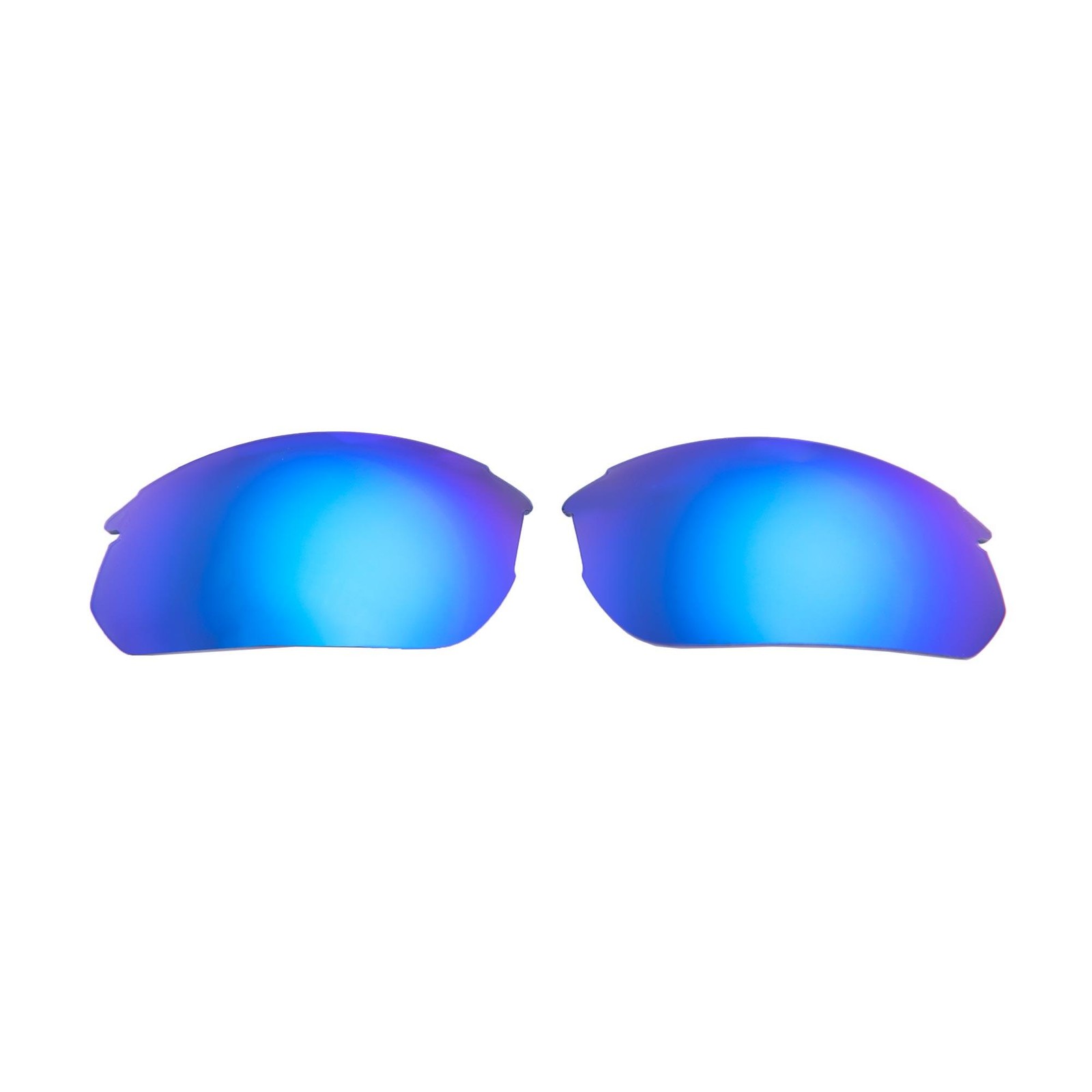 Walleva Two Pairs Polarized Lenses for Smith Parallel 2 - Ice Blue + Black