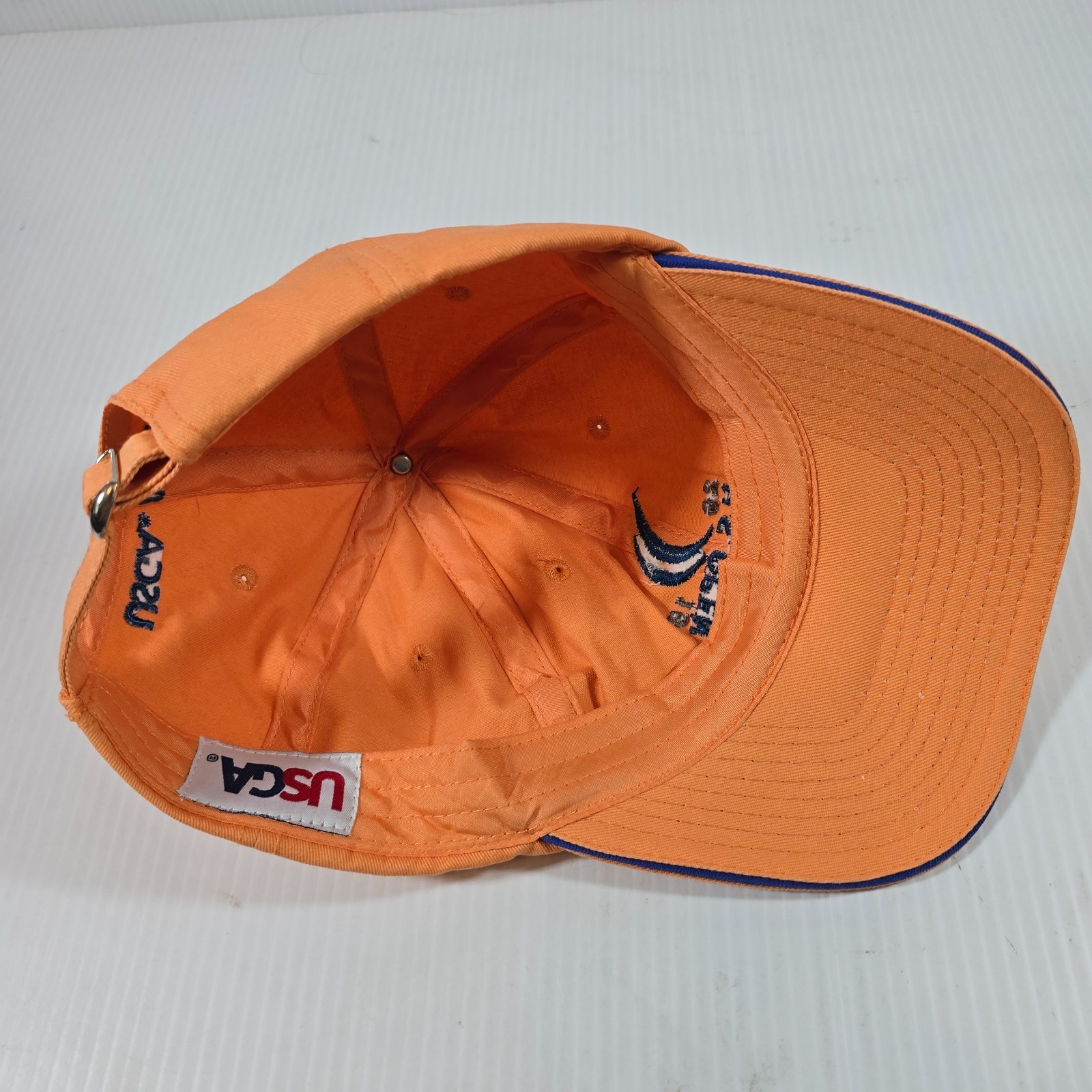 US Open 2015 Hat Cap Orange Adjustable OSFA Strap Golf Chambers Bay USGA Member