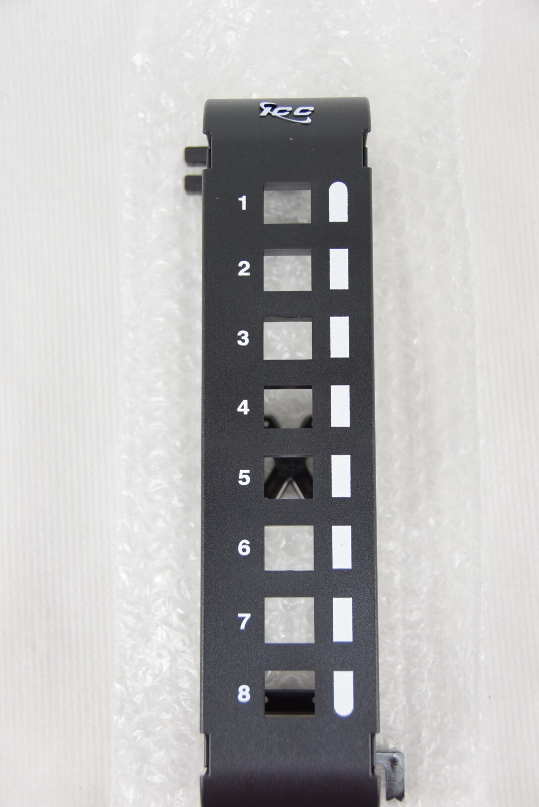 ICC IC107BP8VB 8-Port Flush Patch Panel Vertical Wall Mountable
