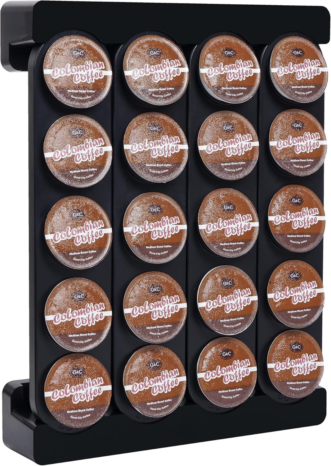 Wall Mounted Coffee Pod Holder Holds 20 K Cup Coffee Capsules Wall Countertop