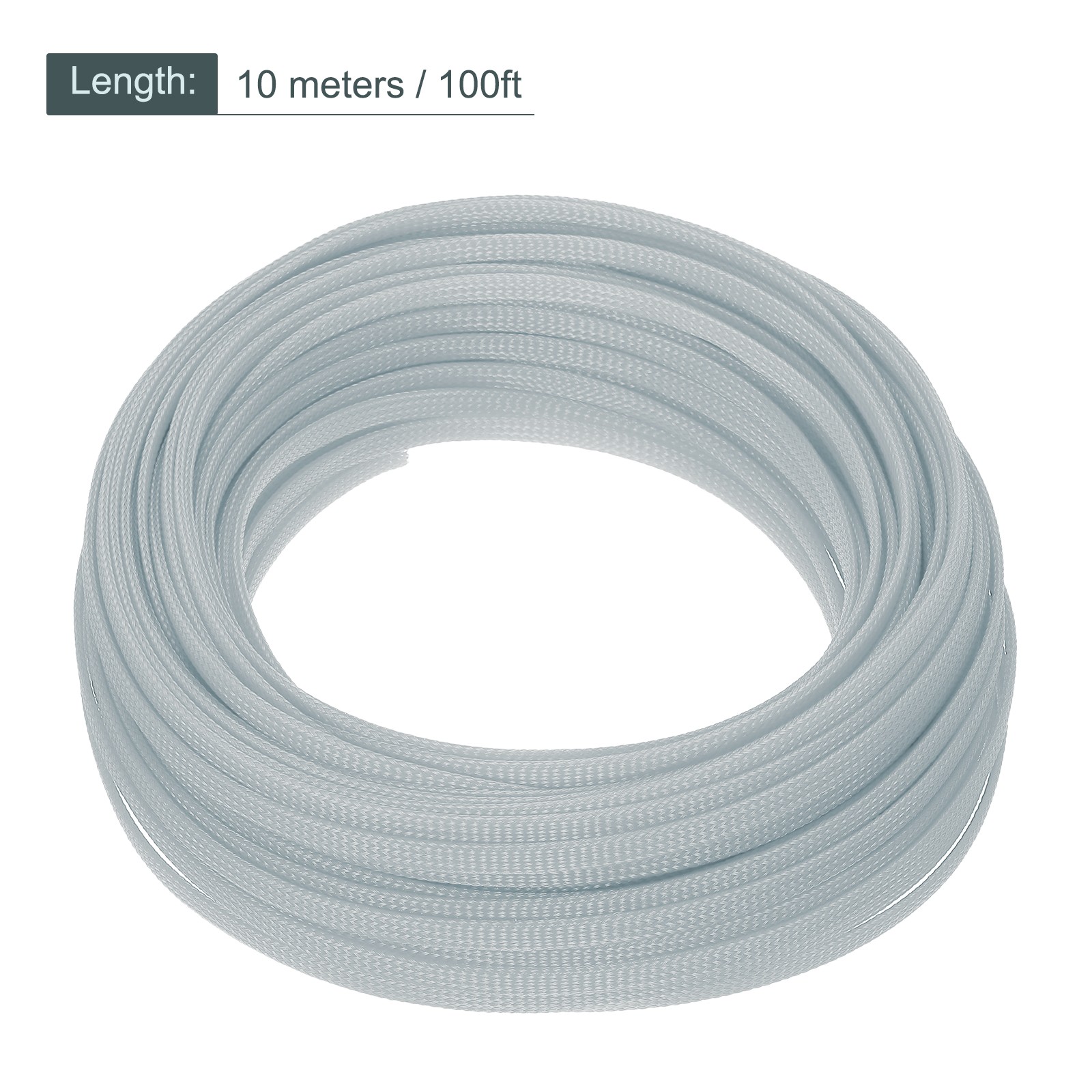 Expandable Sleeving 1/4-inch 100ft Cable Sleeve Gray