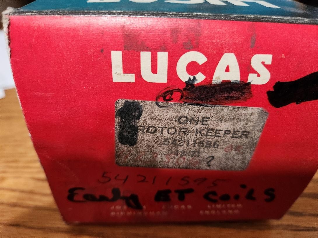 Lucas Rotor-Keeper for Early ET Coils 54211595 NOS