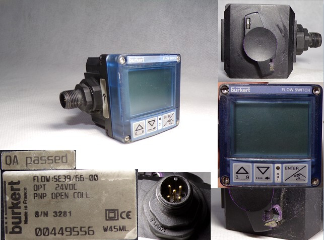 Bürkert switch flow:SE39/66-00 OPT 24VDC QA fits flow meter 10-2#5985