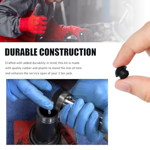 Floor Jack Seal Kit, 3 Ton Horizontal Hydraulic Jack O-Ring Seal with Oil 17PCS