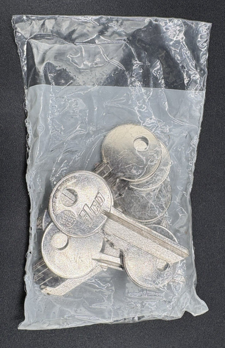 Lots of 10 Locksmith Key Blanks Ilco 998GST 8 GST DL NP Type Key Blanks NEW