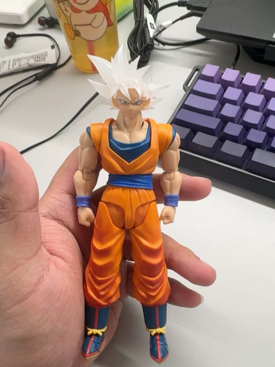 Custom 1/12 shf UI Goku Super Saiyan Goku Ultra Instinct Head Sculpt No Figure