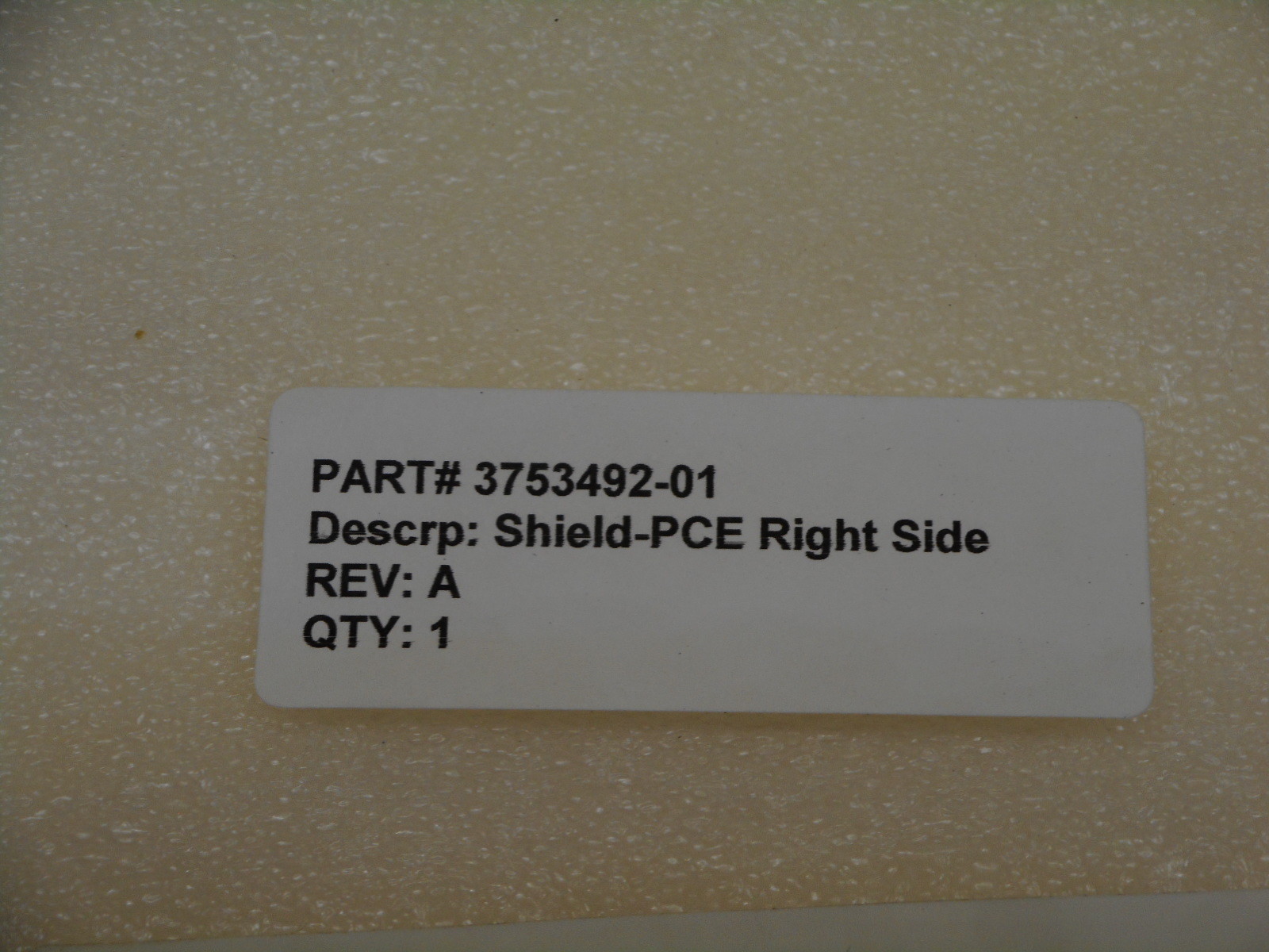 ASM Advanced Semiconductor Materials 3753492-01 SHIELD-PCE RIGHT SIDE-300MM New