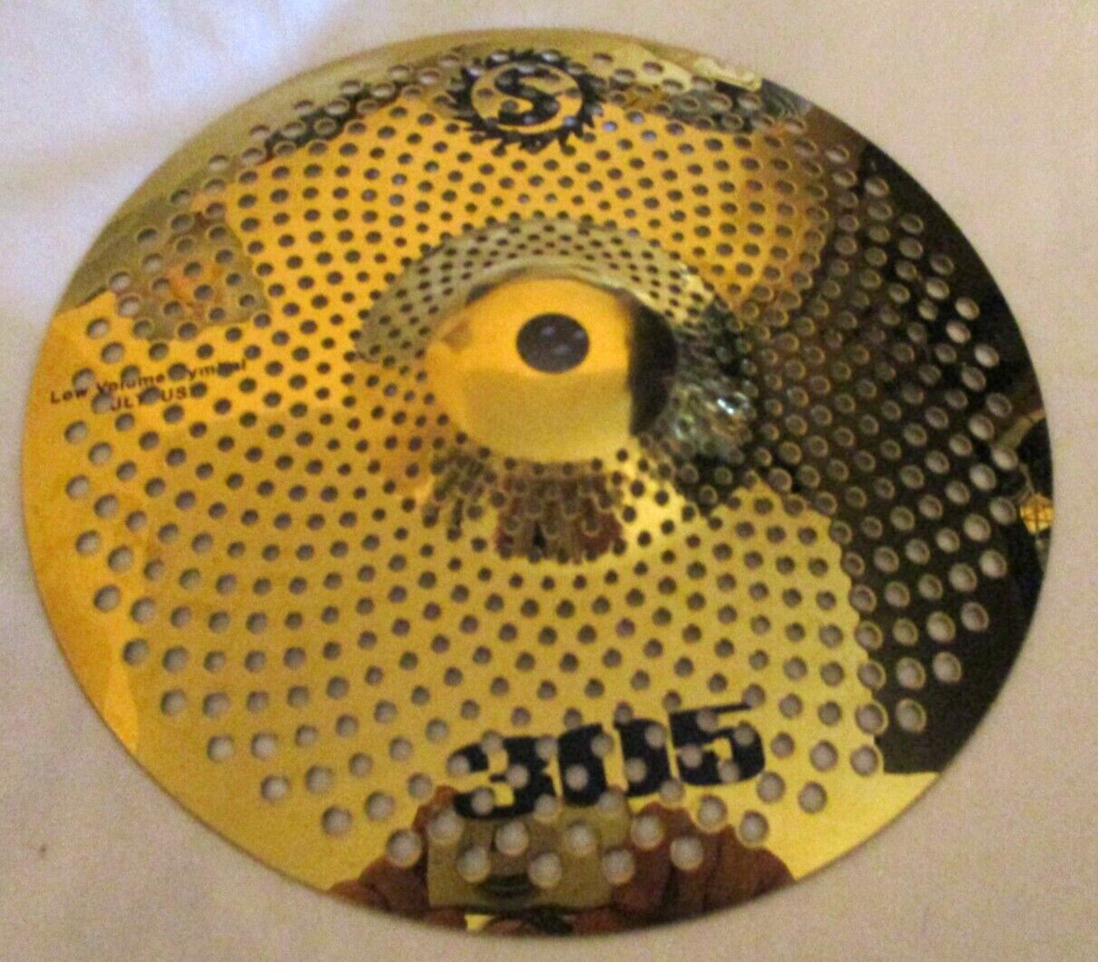 8" Bronze Thin Splash Low Volume Cymbal Multi-Use Remote Hi-Hat Top Stacker 166g